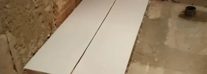 Placas de trasdosado preparadas a pie de obra